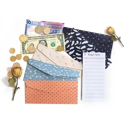 Ensemble de 26 enveloppes de Budget créatives, avec feuilles de Budget, autocollants, portefeuille d'organisation de coupons 