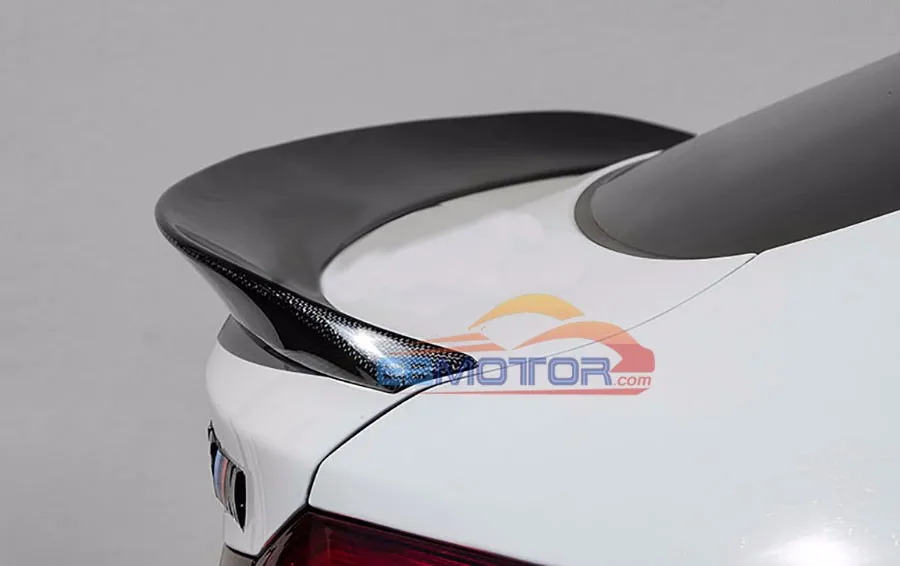 ebmotor-com Real Carbon Fiber Trunk Boot Lip Spoiler For BMW F16 X6 2015UP B407 3_1069