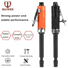 22000rpm estendido pneumático morrer moedor de moagem em linha reta ferramenta gravura máquina escultura ar 1/4 "& 1/8''