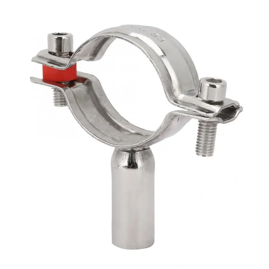 

Clamps Hardware Tools 2 Pcs Stainless Steel Pipe Clamp Fastener Support Welding Pipe Clamp 38~40mm Woodworking Clamps