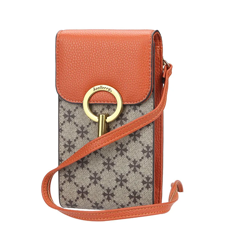 

Multi-Function Small Shoulder Bag for Women with Card Cell Phone Pocket Pu Leather Ladies Crossbody Purse Female Messenger Bags