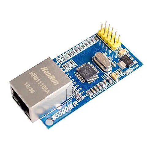 Сетевой модуль Ethernet W5500 аппаратное обеспечение протокол TCP/IP стек 51/STM плата для
