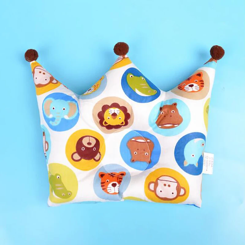 Baby Sleeping Pillows Cotton girl boy Cushion with Plush Ball Breast Feeding Pillow Cute Soft