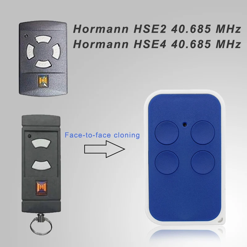 Hormann-control remoto para puerta de garaje, Hormann, baja frecuencia, Clone HSE2 HSE4 40.685 MHz
