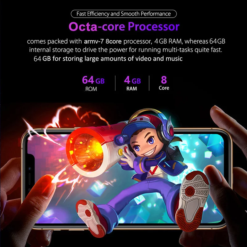Notch смартфон с 6 5 дюймовым дисплеем 11Pro Google Play Store|Смартфоны| |