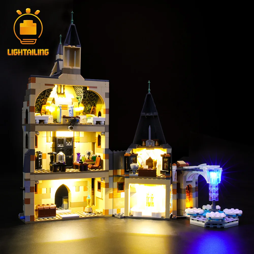 LIGHTAILING светодиодный светильник Набор для Хогвартс часы башня светильник ing набор совместим с 75948(не включает модель