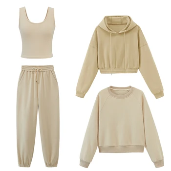 Toppies/женские спортивные костюмы, толстовки с капюшоном, Осень-зима 2020, флисовые толстовки оверсайз, однотонные куртки