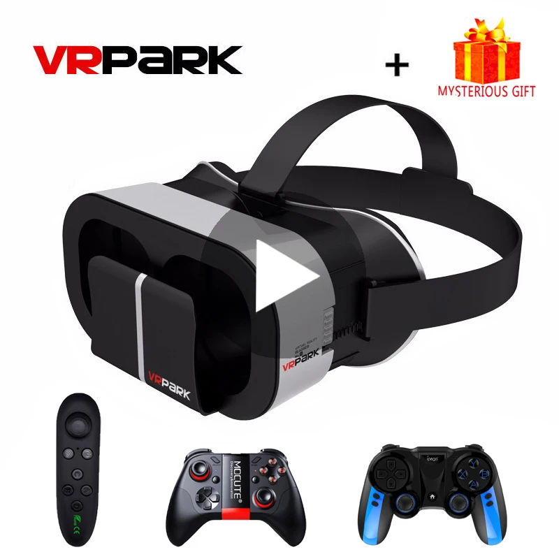 VRPARK V5 Viar Смарт шлем виртуальной реальности очки 3D 3 D VR гарнитура для iPhone смартфон
