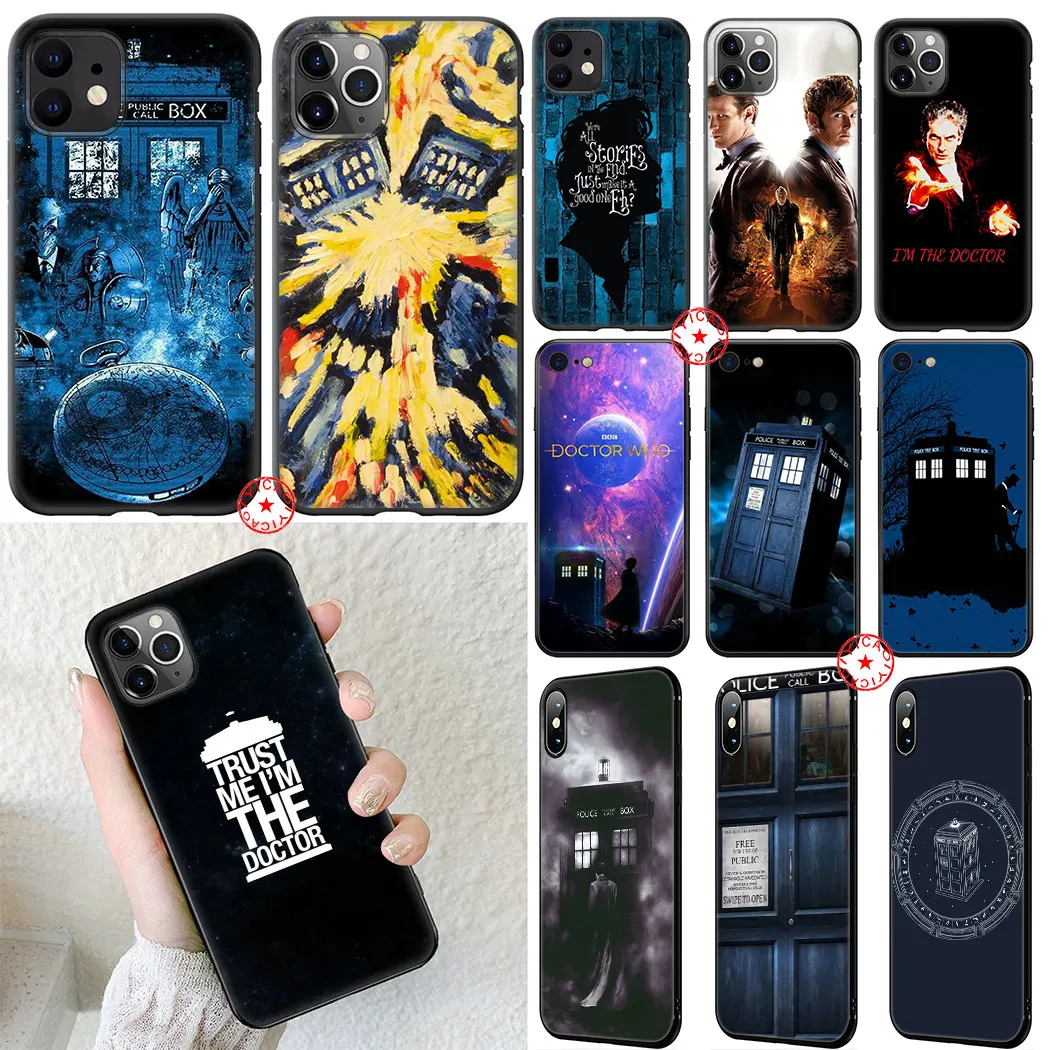 Доктор Кто Мягкий силиконовый чехол для телефона iPhone 11 Pro XR X XS Max 6 6S 7 8 плюс 5 5S SE |