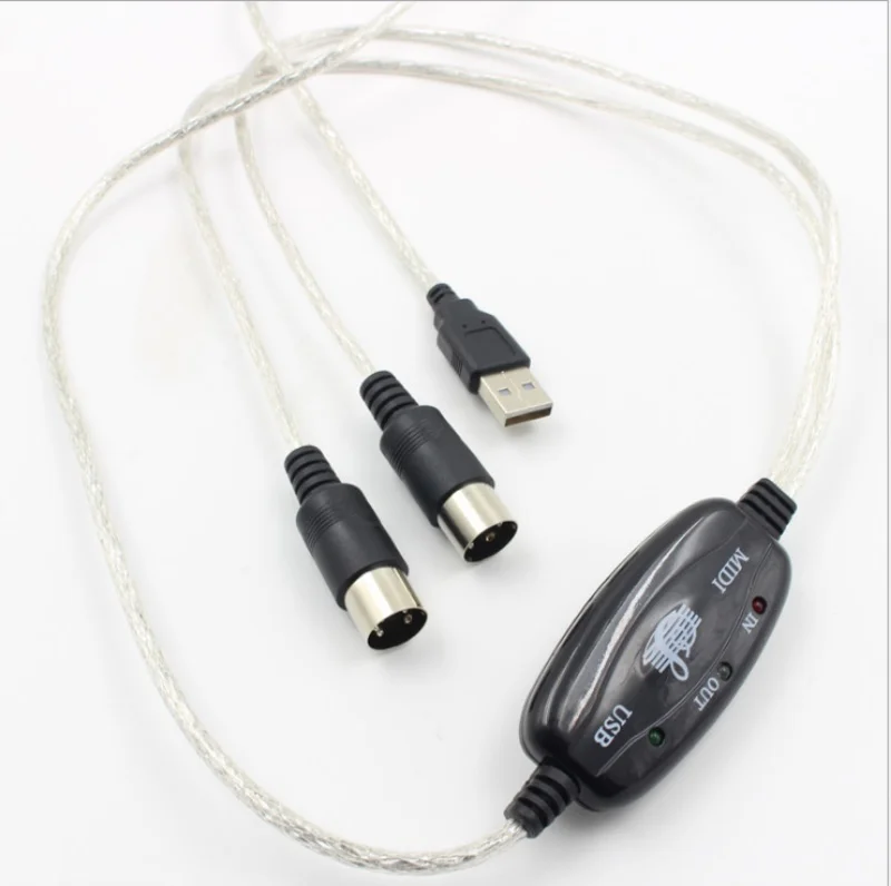 MIDI интерфейс к usb-конвертер pc-коннектор для синтезатора музыки клавиатурный инструмент кабель адаптер Музыка/100 шт