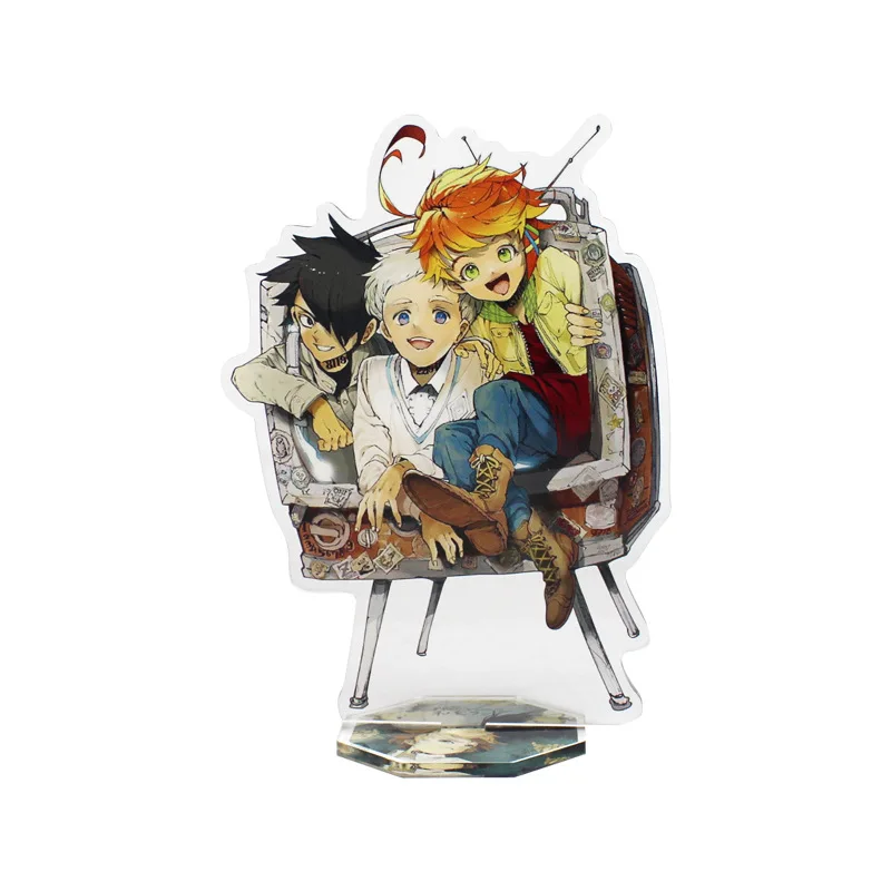 5 Стол-Декор аниме Yakusoku Promised Neverland акриловый стенд Косплей Норман Рождественская Модель-тарелка - Цвет: 5