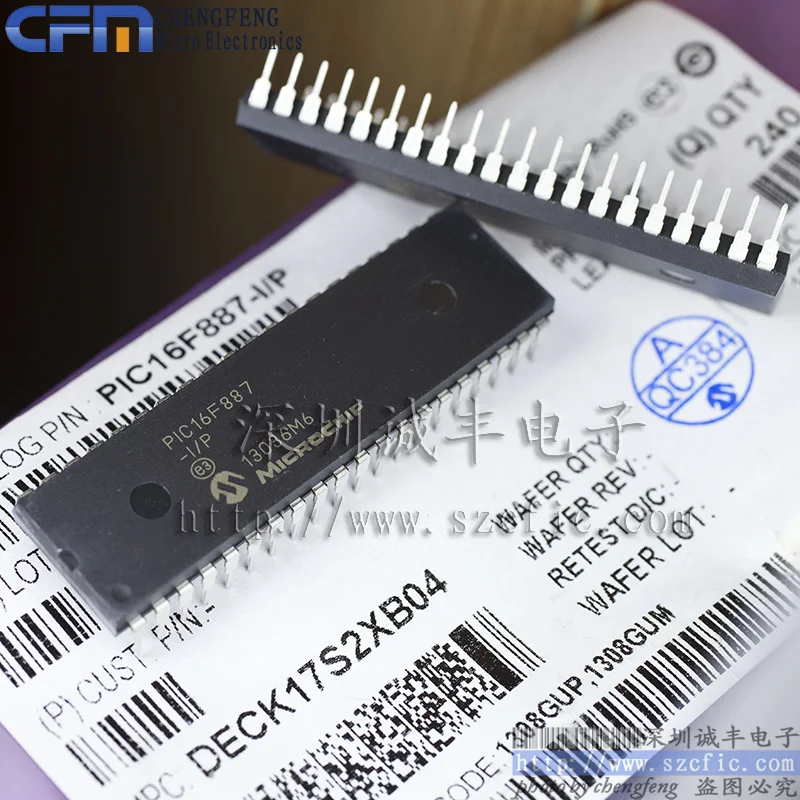 PIC16F887-I/P 16F887 DIP MCU