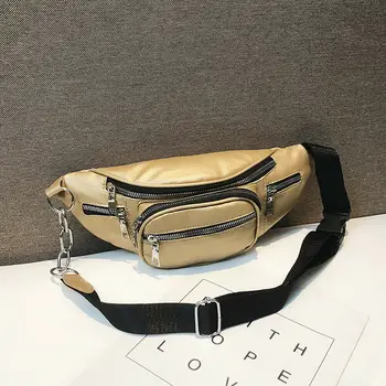 

New Men Women Waist Bag Ladies Leather Waist BeltFanny Pack Shoulder Chest Travel Bag Fashion Travel Phone Money Bag