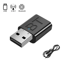 JCKEL USB Bluetooth 5.0 Transmitter Receiver Stereo Bluetooth RCA USB 3.5mm AUX For TV PC Headphones Home Stereo Car HIFI Audio