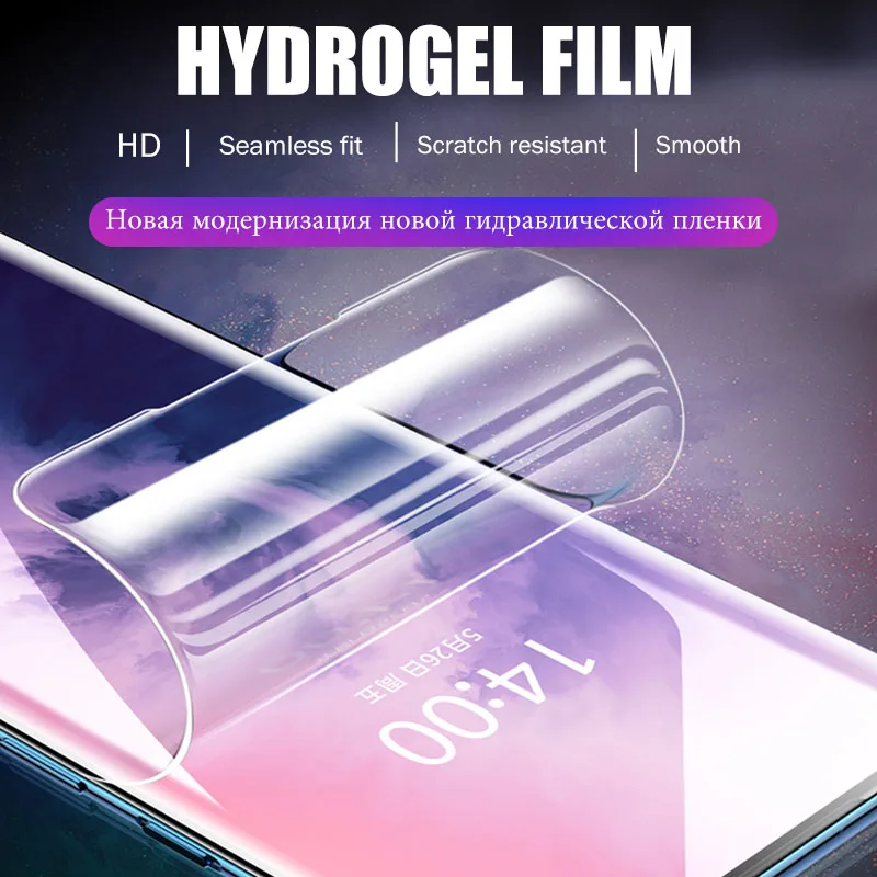 30D изогнутая мягкая Гидрогелевая пленка для Oneplus 7 Pro Защита экрана 6 6T 7T полное