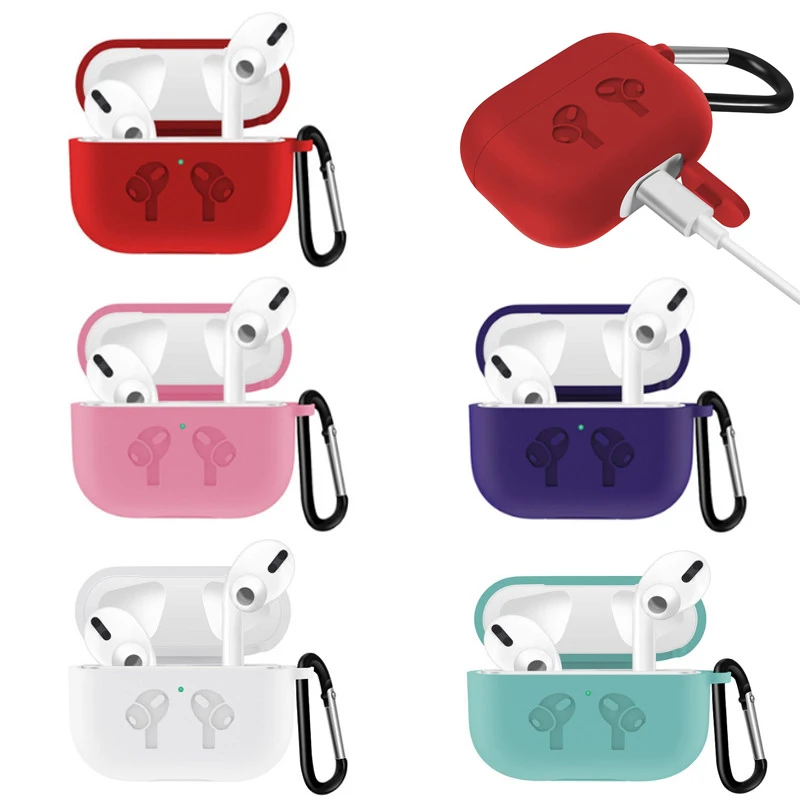 

For Airpods Pro 2019 Case with Keychain Luxury Cover for Apple Air Pods Pro Accessories for Earpods Arpods Eartips Earpads Coque