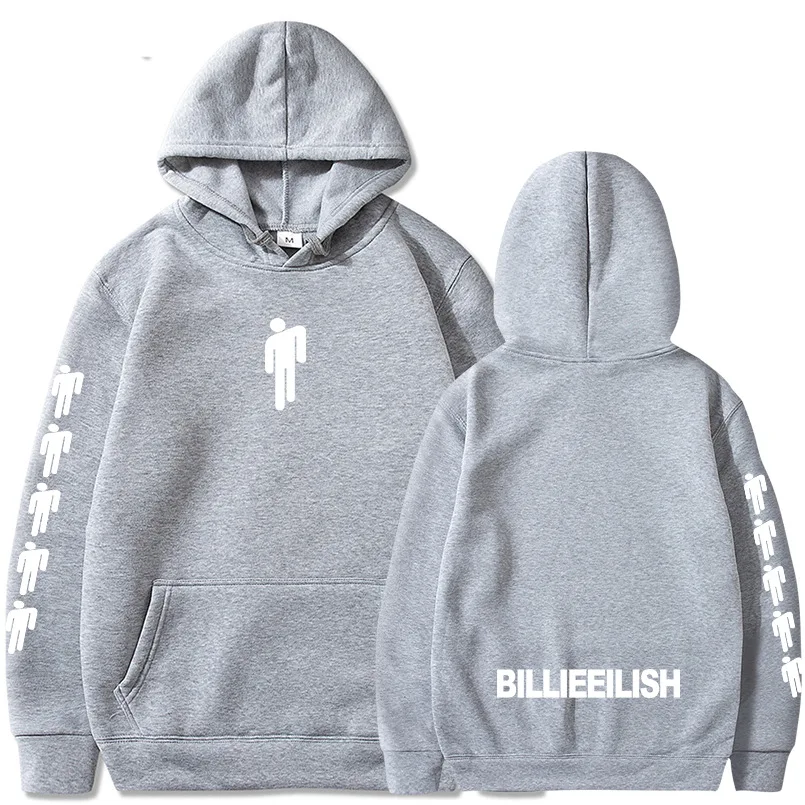 Hot Sale Billie Eilish Print Hooded Men/Women Popular Clothes Harajuku Casual Suprme Hoodies Kpop Sweatshirt Plus Size XXXL