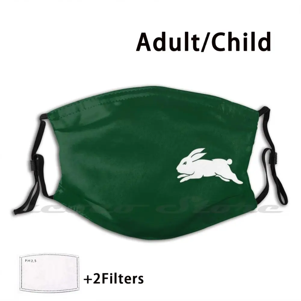 

Саут Сидней Rabbitohs маска для лица DIY моющийся фильтр Pm2.5 рот тренд Саут Сидней Rabbitohs Nrl Souths Ssfcrabbitors