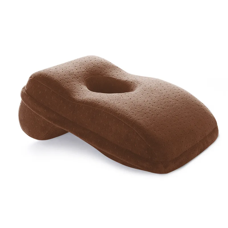 Эргономичная подушка для офиса с эффектом памяти и эффектом потертости, дышащая подушка, рождественский подарок для женщин, подушка для шеи - Цвет: coffee