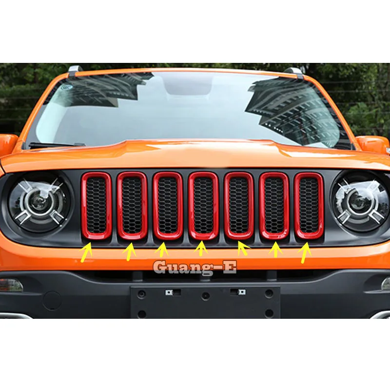 Для Jeep Renegade 2016 2017 2018 2019 2020 Детектор защиты автомобиля ABS Хромированная Отделка