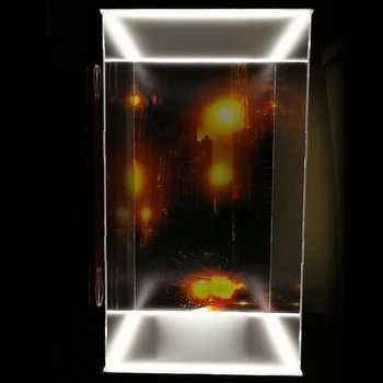 

1/6 Action Figure Display Case Dustproof Acrylic Showcase Box For HT Hottoys Iron Man MK45 Educational Toy Gift For Kid Adult