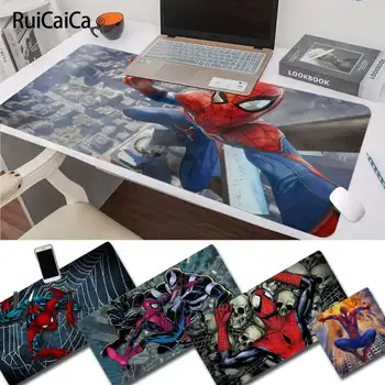 

RuiCaiCa New Design Marvel Spiderman Rubber Mouse Durable Desktop Mousepad Free Shipping Large Mouse Pad Keyboards Mat
