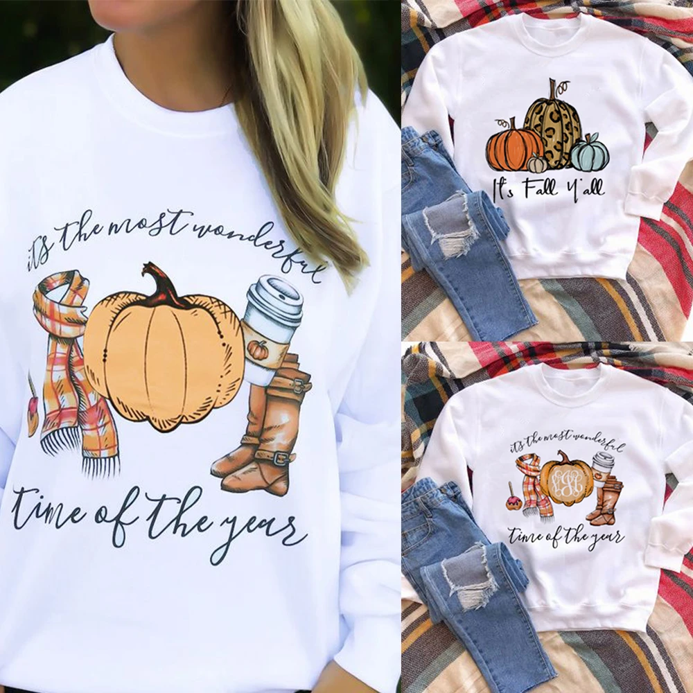 Fall pumpkin sweatshirts Clearance