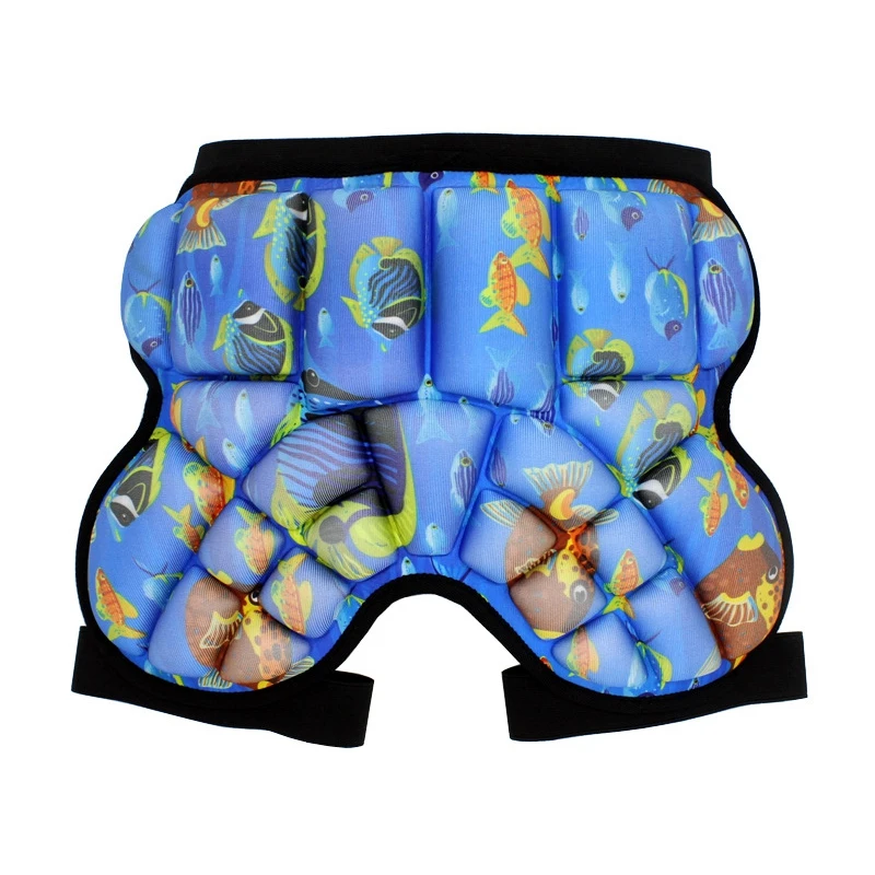 

SOARED Children Cartoon Wear Outside Hockey Pants Colorful Anti-Fall Pants Skating Skiing Hip Pads Hip Protection Mat For Boys