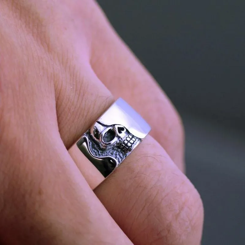 925 PURE THAI SILVER SKULL RINGS