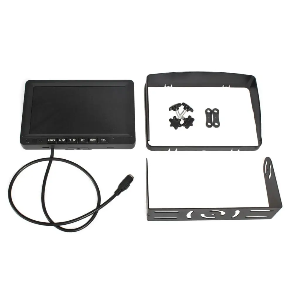 DIYKIT AHD 7 дюймов ips автомобильный монитор заднего вида монитор Поддержка 960P AHD камера Поддержка SD карты видео запись