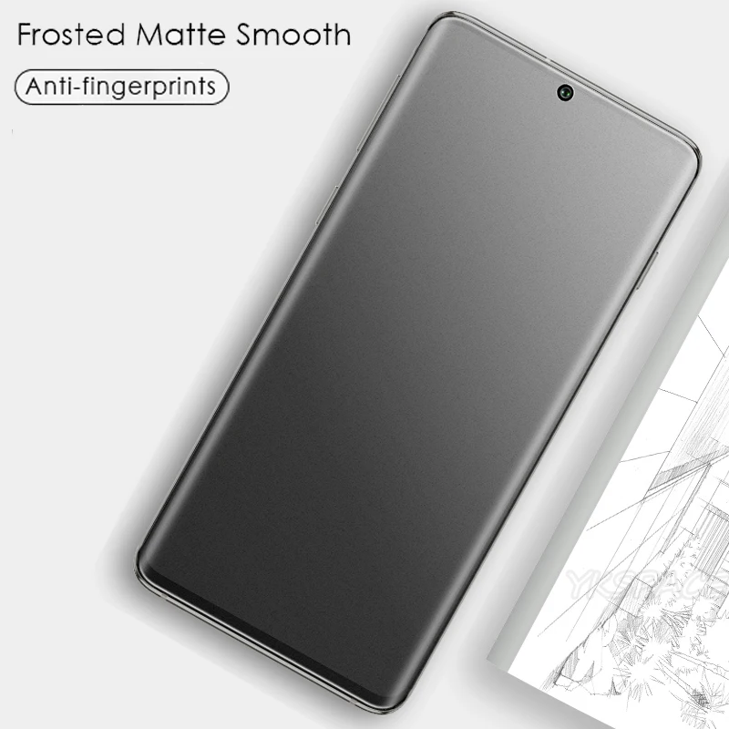 Soft Matte Hydrogel Film TPU Screen Protector - 3 Pack, Anti-Fingerprint