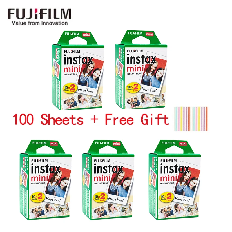 10/20/40/60/80/100 листы Fuji Fujifilm instax mini 11 9 3 дюймов белый край пленки для Фотоаппарат