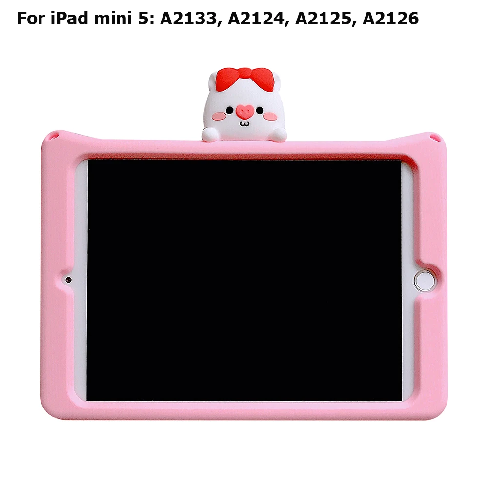 Чехол для iPad Mini 1 2 3 4 5 Силиконовый Мягкий моющийся противоударный чехол-подставка для планшета с рисунком для iPad 9,7 10,2 дюймов - Цвет: For mini 5