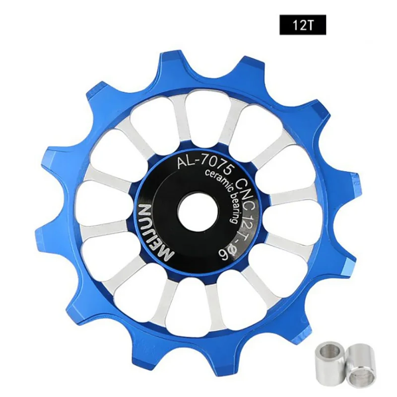 12T Mountain Road Bicycle Rear Wheel Bearing Guide Wheel Ceramic