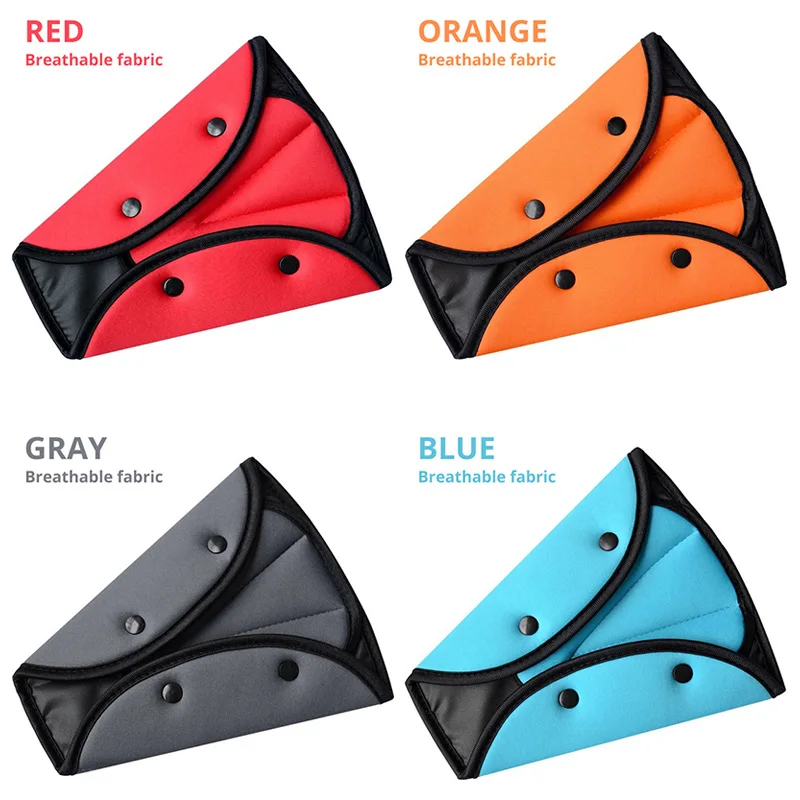 Car Seat Belt Triangle Safety Clip Buckle Universal Car Safety Belt Holder Child Baby Adjuster Seat Extender