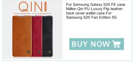 For Samsung Galaxy S20 FE case Nillkin Qin PU Luxury Flip leather back cover wallet case For Samsung S20 Fan Edition 5G