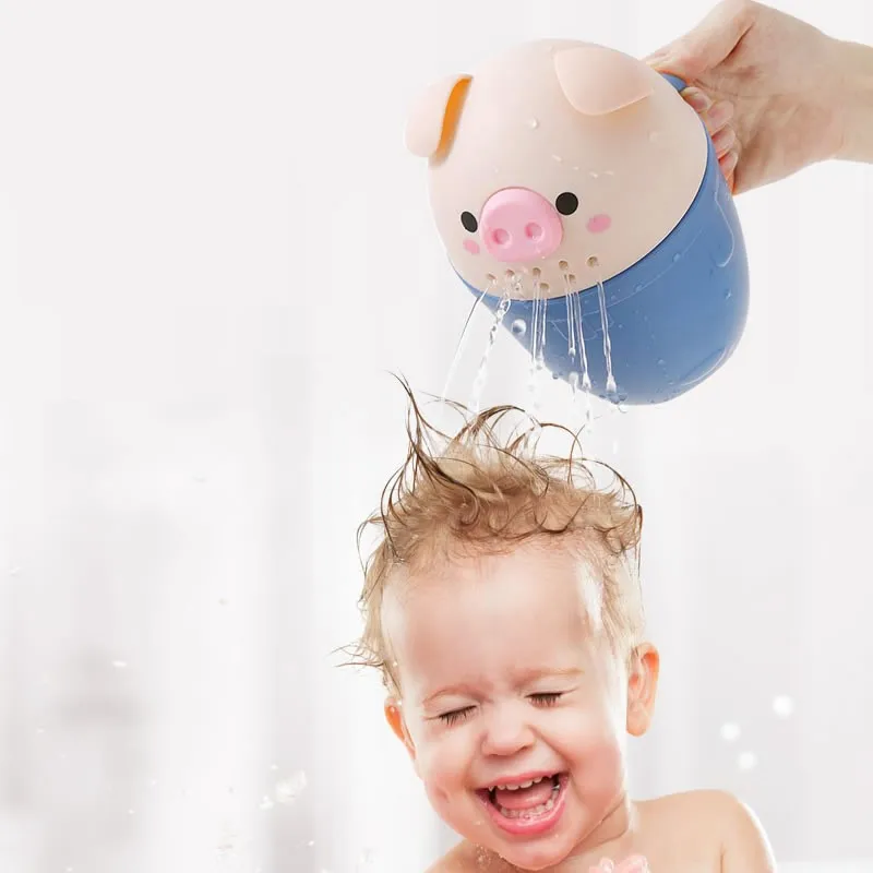 baby toddler toys for 9 month old Cartoon Shampoo Cup Baby Spoon Shower Bath Water Swimming Head Watering Bottle Todder Kids Wash Hair Shampoo Cup Bath Toy young explorers baby & toddler toys	