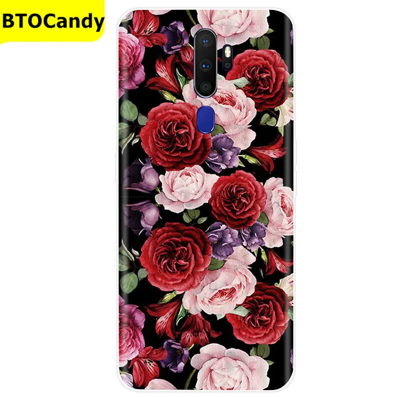 For OPPO A5 2020 Case Soft TPU Silicone Case For OPPO A9 2020 Case Color Pattern Back Cover Coque Fundas OPPO A5 A9 2020 Cases waterproof phone pouch for swimming Cases & Covers