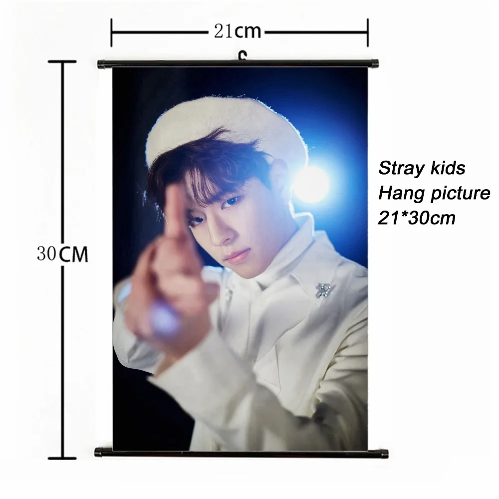 Мода Kpop бродячие дети повесить картину 21*30 см плакат бродячий дети MIROH альбом Фотокарта для фанатов Коллекция корейский Канцелярский набор