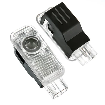 

For Audi A8 2004-2017 2 pcs Car Logo Door Welcome Light LED Car Door Logo Light Projector Laser Shadow Lamp