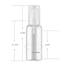 Многоразовые бутылки с распылителем прозрачный пенный Макияж Косметика насос контейнер многоразового использования 10x