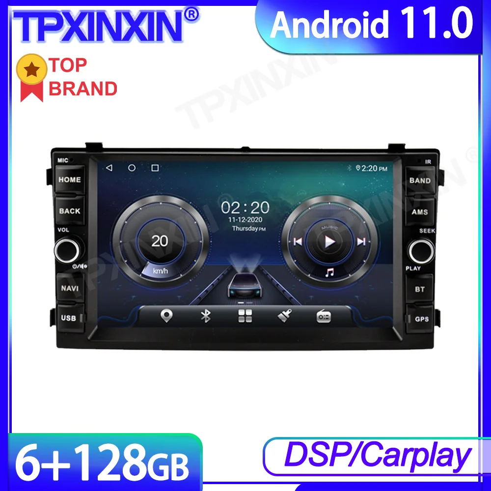 Per Fiat Panda 2013-2020 Android 11 Auto Radio Stereo Navigazione Gps Per Auto Lettore Multimediale Registratore A Nastro Wireless Carplay