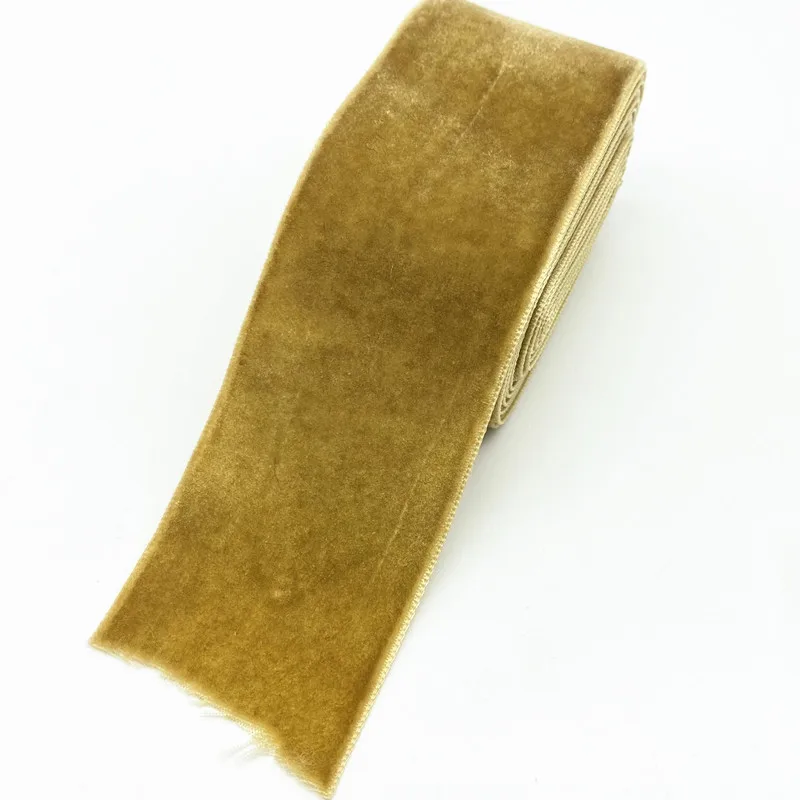 2 yards 40mm Velvet Ribbon Wedding Party Decoration Handmade Gift Wrapping Hair Bowknot DIY