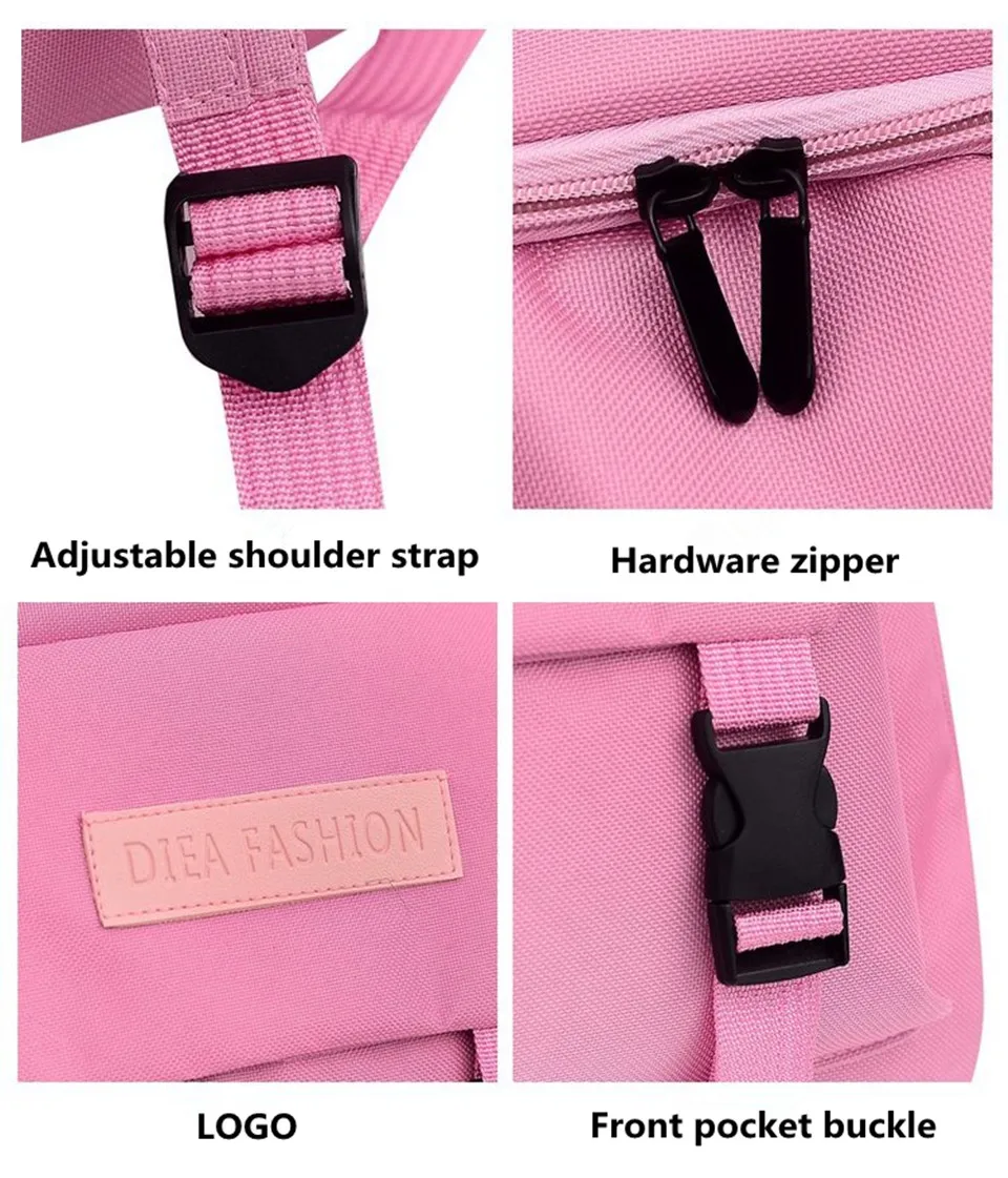 nueva mochila para mujer mochila de moda bolso de mochila de color sólido para mujer mochila para nivienos mochila de viaje