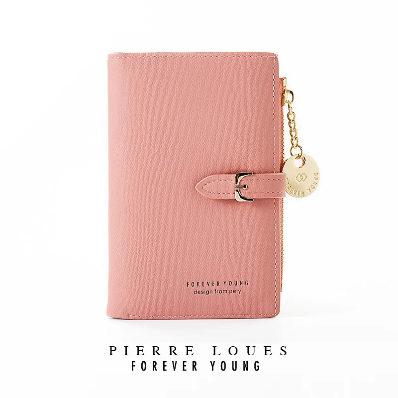 Женские роскошные кошельки брендовый кошелек женская сумка для карт однотонное портмоне клатч женский кошелек вечерняя сумка кошелек carteira - Цвет: pink