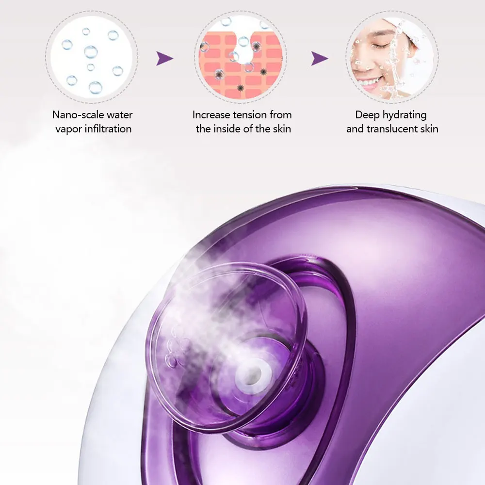 

Spa Face Steamer Facial Steamer Nano Face Sprayer Vaporizer Skin SPA Beauty Instrument Machine Whitening Moisturizing Household