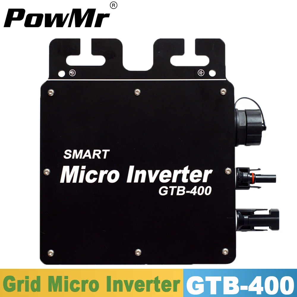 GTB 400 Grid Micro Inverter 120V 230V DC/AC Smart Micro MPPT Solar Converter 22 50V Wireless Communication with WIFI Monitoring|Solar Inverters| - AliExpress