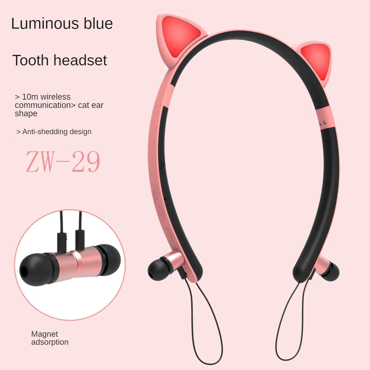 Беспроводной bluetooth-гарнитура подвесные наушники стерео In-ear 9D бас спортивные