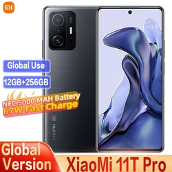 Version globale Xiaomi 11T Pro 5G Smartphone 12 GO 256 GO Snapdragon 888 NFC 108MP Caméra 120HZ 120W Charge Rapide 5000mAh 