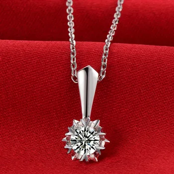 

0.22ct Handmade 18K Gold Natural Diamond Pendant Necklace for Women Wedding Party - Free DHL Shipping